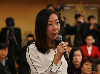 环球时报记者提问“提升输非产品的质量”