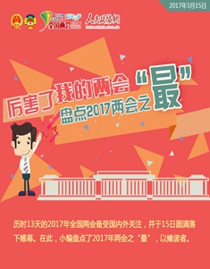 厉害了word两会 盘点2017两会之“最”