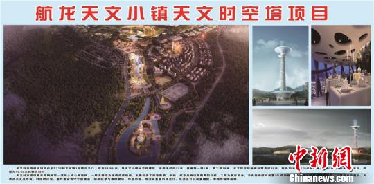 天文时空塔规划效果图。平塘县外宣办 供图