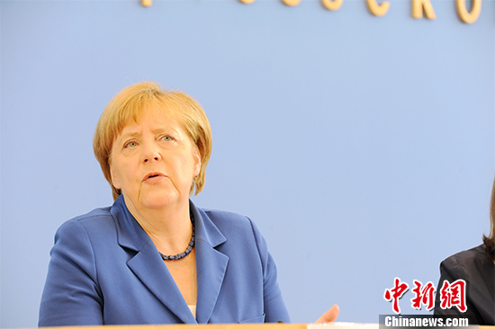 资料图：德国总理默克尔。 <a target='_blank' href='http://www.chinanews.com/'>中新社</a>记者 彭大伟 摄