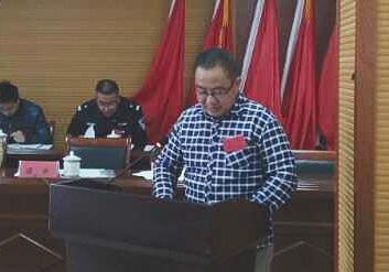 受害人卓宇，2016年7月起任十八塘乡人大主席。 受访者供图