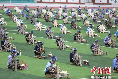 图为挑战现场。　张晖 摄