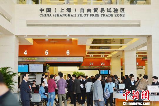 中国(上海)自由贸易试验区 资料图。　张亨伟 摄