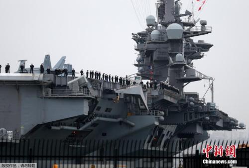 资料图：“卡尔文森”号航空母舰