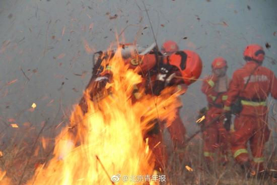 内蒙古那吉林场森林火灾明火已扑灭 清理工作展开