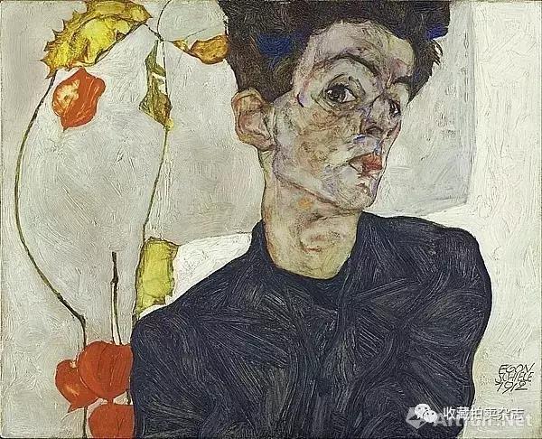 席勒《自画像》