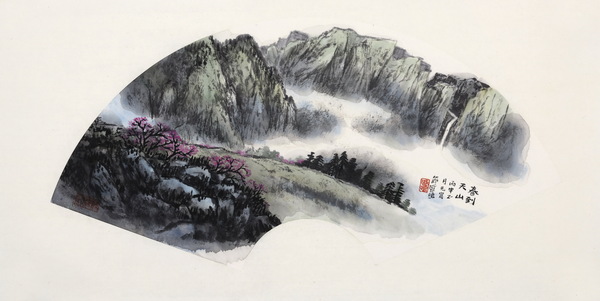 10、盛鸣扇面作品