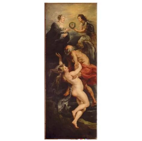 《真理的胜利》（Le Triomphe de la Vérité），彼得·保罗·鲁本斯（Pierre Paul Rubens），卢浮宫博物馆，巴黎
