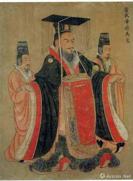 阎立本(传)《历代帝王图卷》(今藏美国波士顿美术馆)
