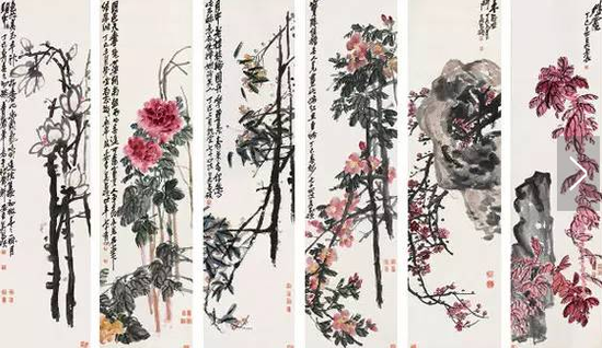 吴昌硕花卉