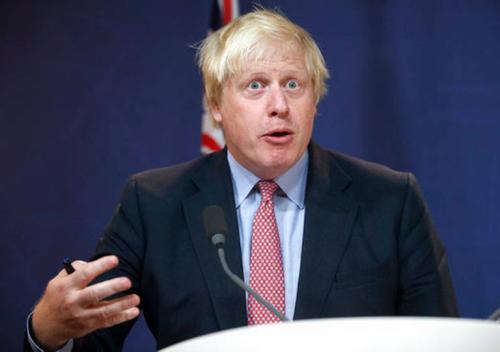 英国外交大臣鲍里斯·约翰逊。（图片来源：美联社）