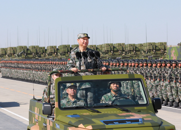 庆祝建军90周年阅兵举行 习近平检阅部队并发表重要讲话