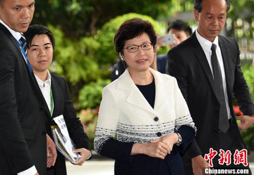 资料图：香港特区行政长官林郑月娥。<a target='_blank' href='http://www.chinanews.com/'>中新社</a>记者 谭达明 摄