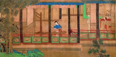 女织图（中国画） 仇英（款）