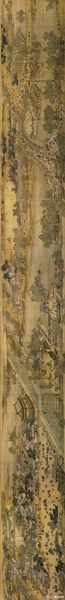 　　《清明上河图》(局部)(北宋原版)