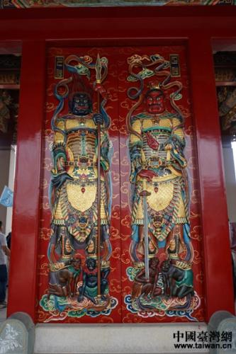 　门神。(中国台湾网 张玲 摄)