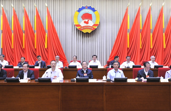 全国政协十二届常委会第二十二次会议开幕