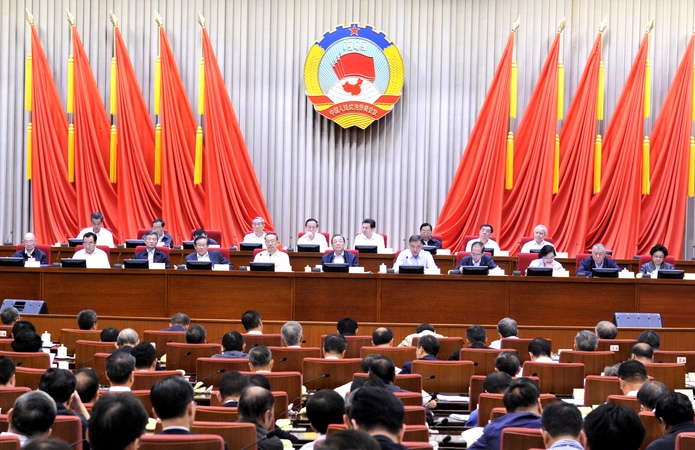   全国政协十二届常委会第二十二次会议开幕
