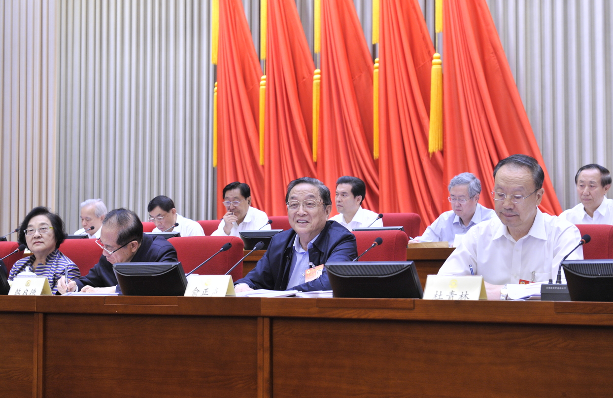 全国政协十二届常委会第二十二次会议闭幕