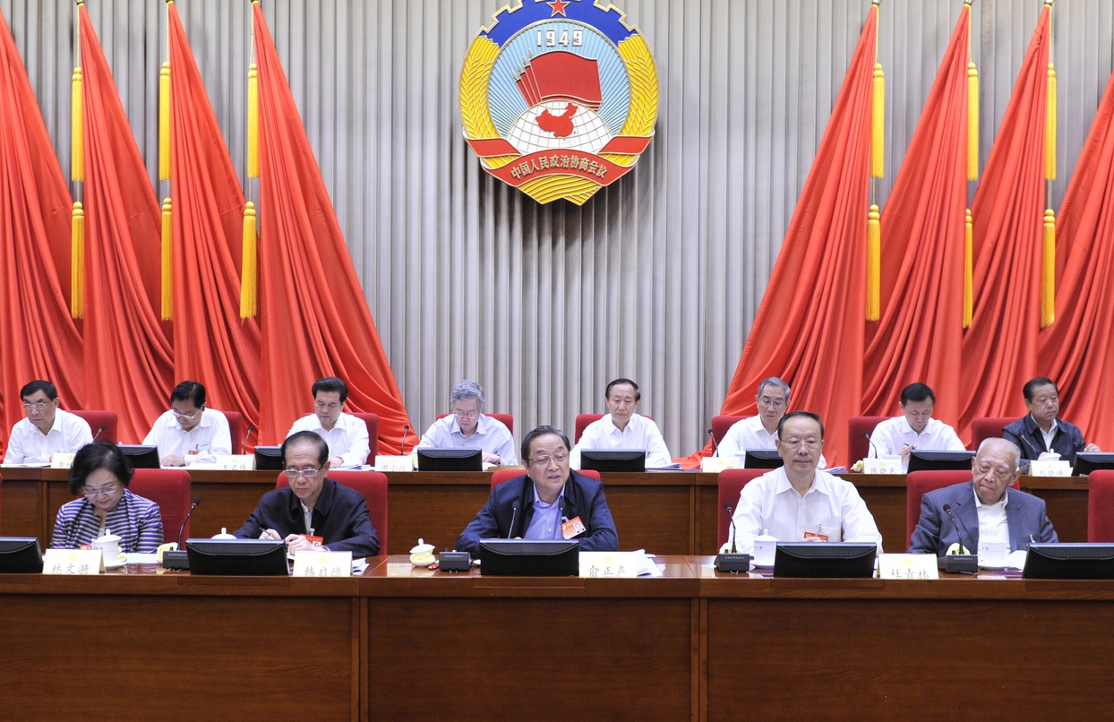  全国政协十二届常委会第二十二次会议闭幕