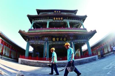 戏曲馆修缮完工，装修一新的戏曲馆将于近日向游客开放        记者 刘畅