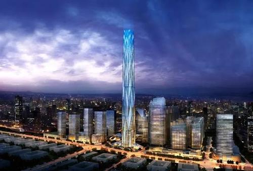 中国第一高楼有望建在成都：建筑高度拟定为677米