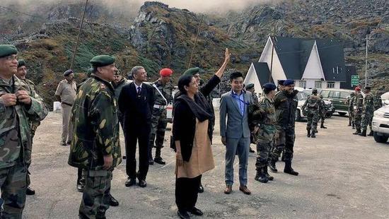 因“天气原因”，印女防长取消考察洞朗行程