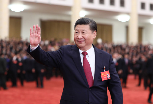 （5）习近平等领导同志亲切会见出席党的十九大代表、特邀代表和列席人员