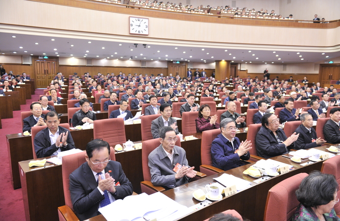    全国政协十二届常委会第二十三次会议开幕 