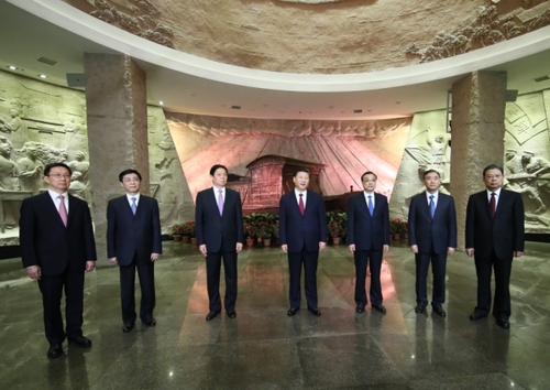 （6）习近平等瞻仰中共一大会址