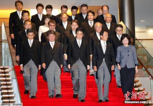 资料图：安倍内阁。