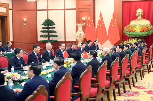 （5）习近平同越共中央总书记阮富仲举行会谈