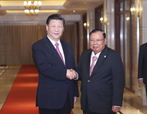 习近平再次会见老挝人民革命党中央委员会总书记、国家主席本扬