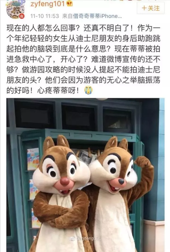 迪士尼蒂蒂被女子打出脑震荡？真以为它不是人啊