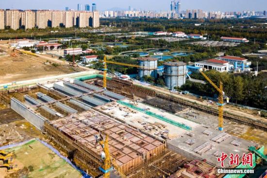 资料图：南京一建设用地。<a target='_blank' href='http://www.chinanews.com/'>中新社</a>记者 泱波 摄