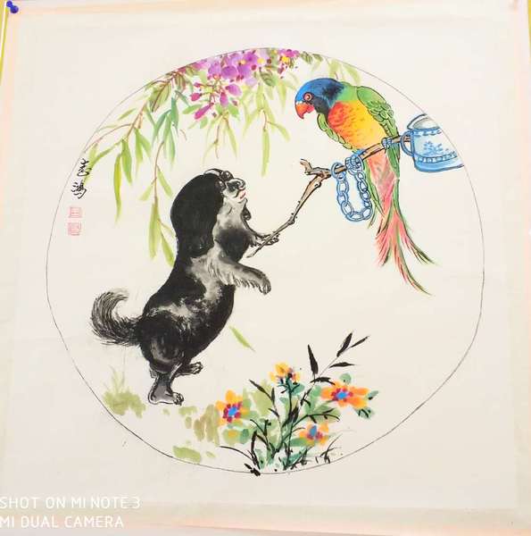 六、王志鸿画作。 梓涵 摄影