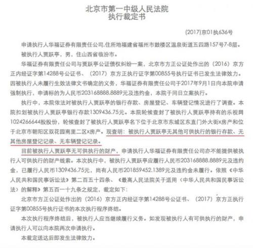 北京证监局能否喊回贾跃亭？律师：尚无强制手段