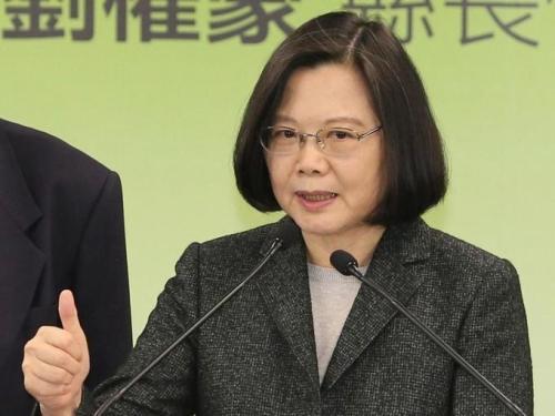 蔡英文。图片来源：台湾联合新闻网。