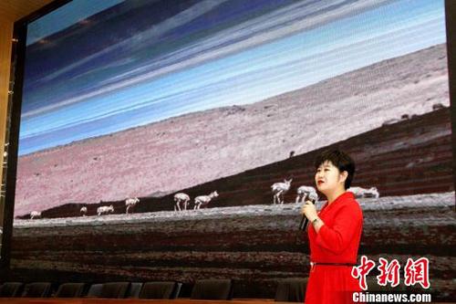 图为三江源国家公园宣讲团开“用信念担当·用生命坚守”为主题的党课——《可可西里坚守精神》。　张添福 摄