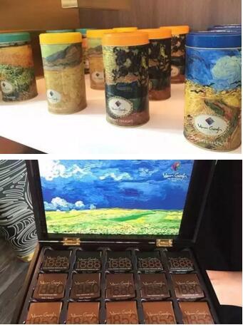还有各色精致糕点、咖啡（你能看出来源于哪幅画啵？）