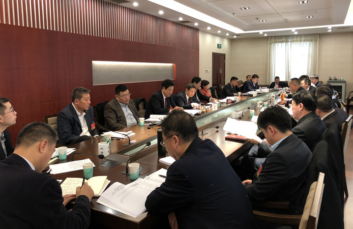 大兴区政协委员分组讨论常委会工作报告和提案工作报告