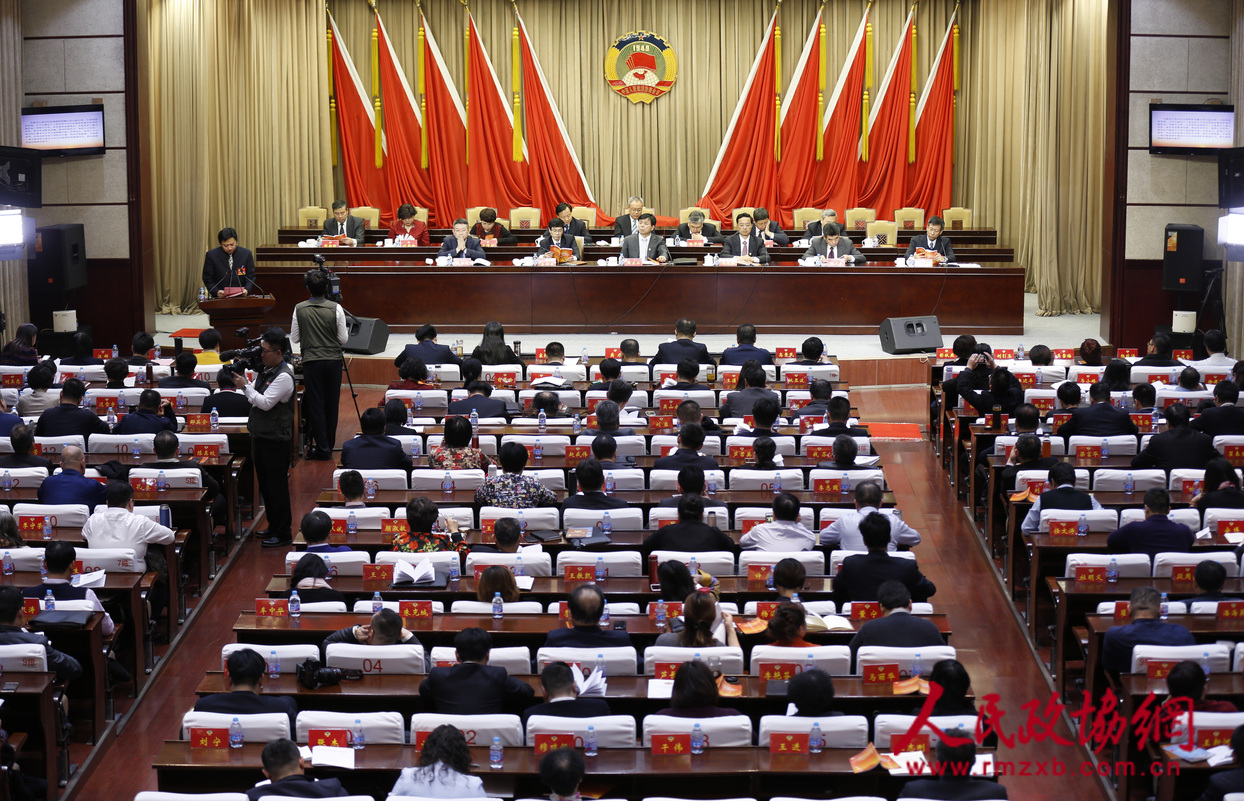 北京市大兴区政协五届二次会议举行大会发言