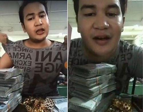 马来西亚网红直播炫富 引来歹徒抢劫遭枪击