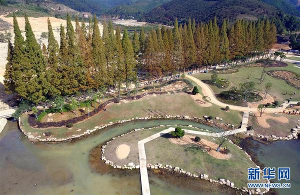 　这是福建省邵武市卫闽镇花千谷庄园田园风光（2017年10月25日摄）。