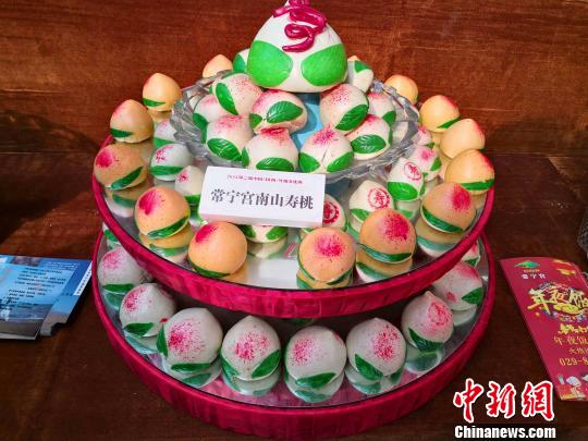 图为展出的面花。　党田野 摄