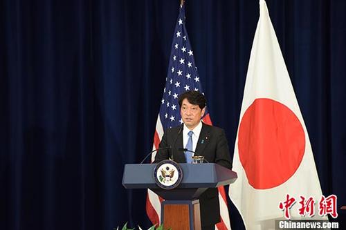 资料图：日本防卫大臣小野寺五典。 <a target='_blank' href='http://www.chinanews.com/'>中新社</a>记者 邓敏 摄