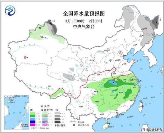 冷空气频袭北方 南方周末暖如常年5月