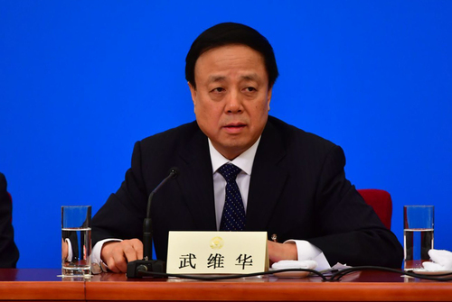 九三学社中央主席武维华。人民网记者 于凯 摄