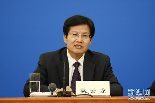 图为全国工商联主席高云龙。新华网中国政府网 陈杰 摄