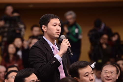 新华社记者提问